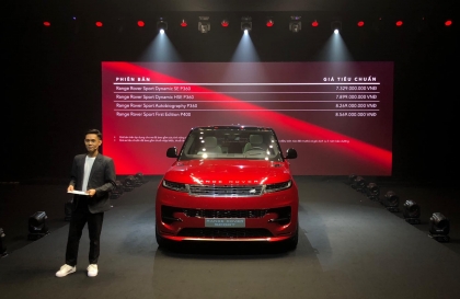Range Rover Sport 2023 có 4 phiên bản, khởi điểm từ 7,329 – 8,569 tỷ đồng